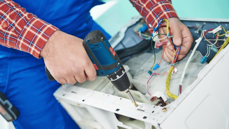 Sancaktepe Fondital Fondital çamaşır makinesi kart tamiri – Su almama arızası orijinal parça ile giderildi. - Teknik servis örneği
